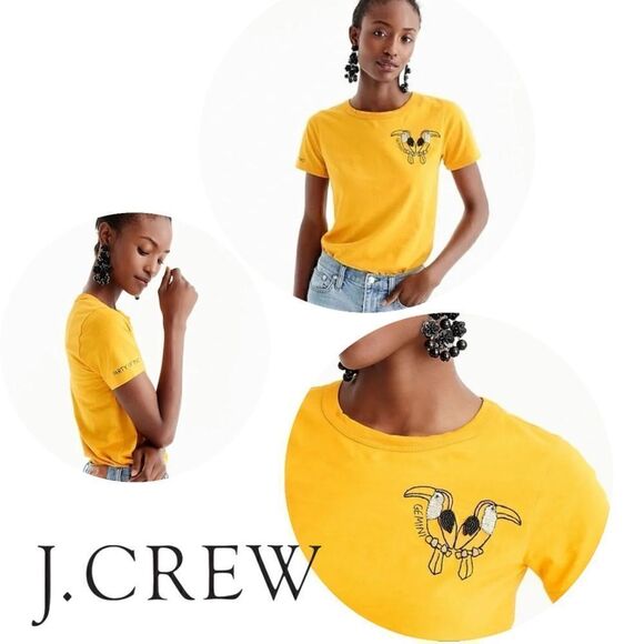 J. Crew Gemini ‘Party of Two’ T-Shirt - Picture 8 of 9